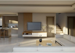 Boutique villa project under construction in Gundogan district 