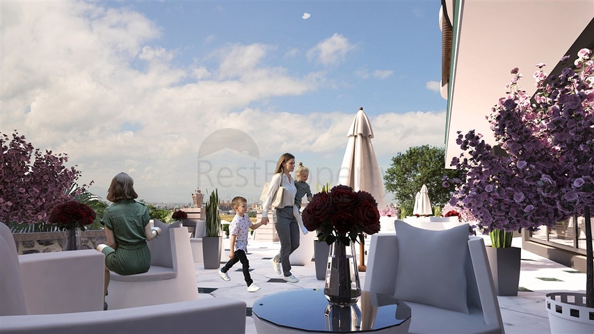 Luxury complex under construction in Demirtas district