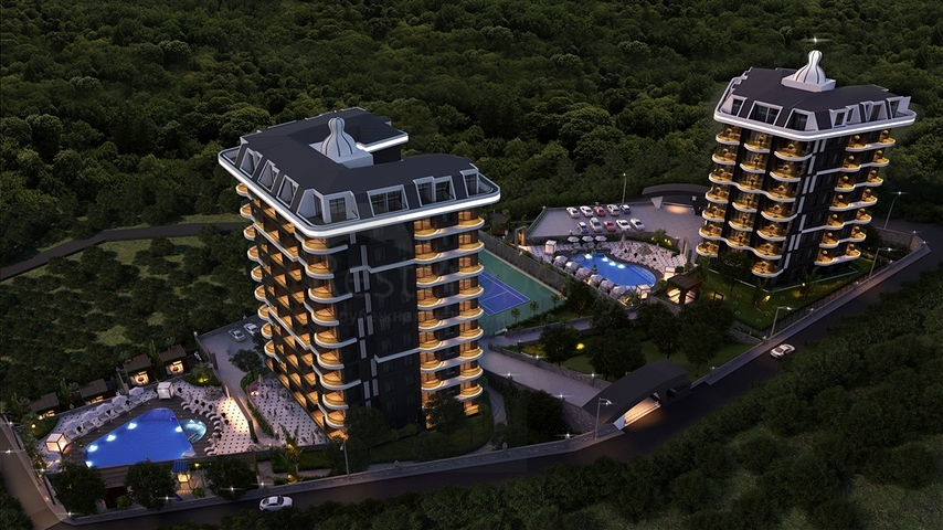 Luxury complex under construction in Demirtas district