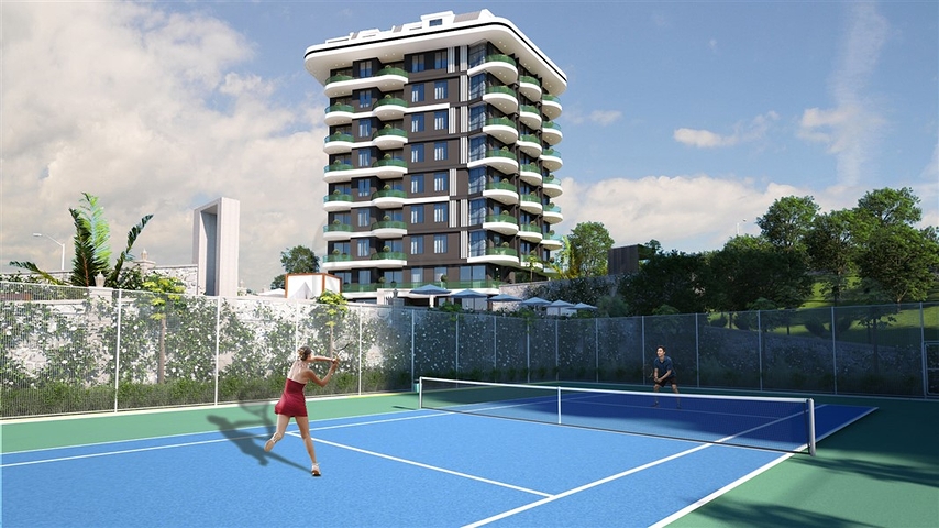 Luxury complex under construction in Demirtas district