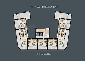 Luxury complex under construction in Demirtas district