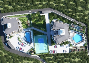 Luxury complex under construction in Demirtas district