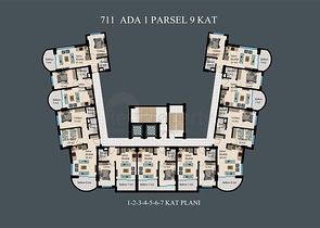 Luxury complex under construction in Demirtas district