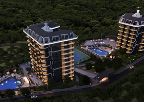 Luxury complex under construction in Demirtas district