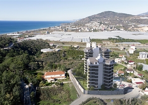 Luxury complex under construction in Demirtas district