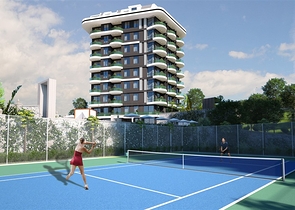 Luxury complex under construction in Demirtas district