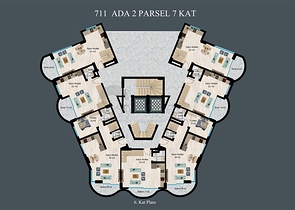 Luxury complex under construction in Demirtas district