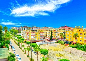 A new classic style project 400 m from the sea in the Oba area