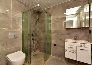 A new classic style project 400 m from the sea in the Oba area