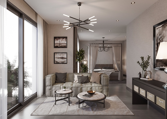 Luxury villa project under construction in Yalikavak area 