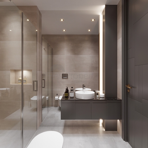 Luxury villa project under construction in Yalikavak area 