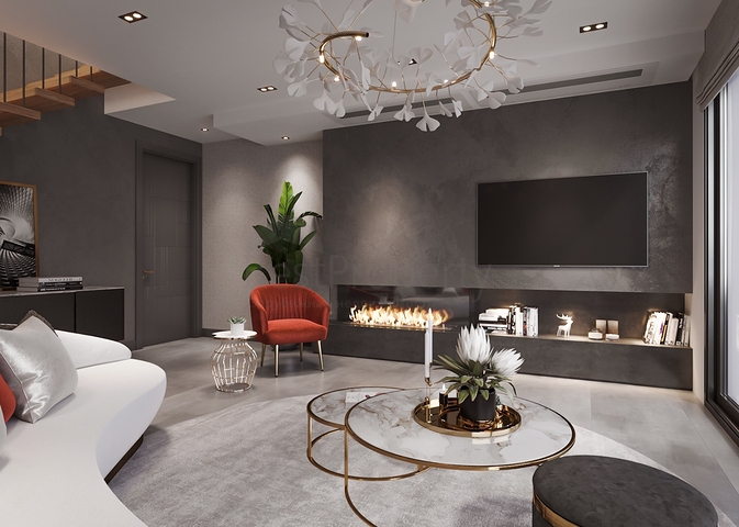 Luxury villa project under construction in Yalikavak area 