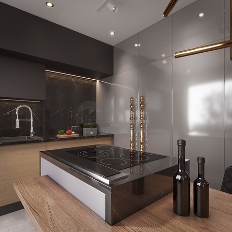 Luxury villa project under construction in Yalikavak area 