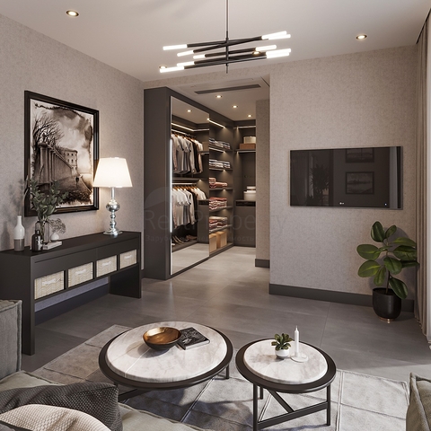 Luxury villa project under construction in Yalikavak area 