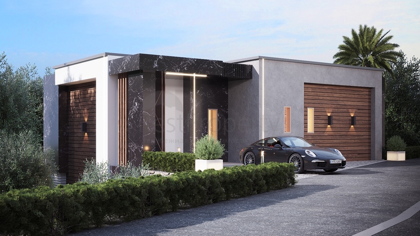 Luxury villa project under construction in Yalikavak area 