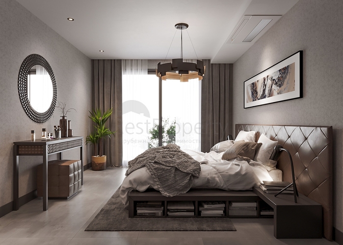 Luxury villa project under construction in Yalikavak area 