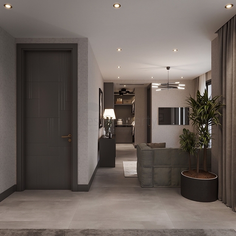 Luxury villa project under construction in Yalikavak area 