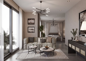 Luxury villa project under construction in Yalikavak area 