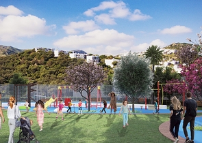 Luxury villa project under construction in Yalikavak area 