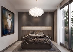 Luxury villa project under construction in Yalikavak area 