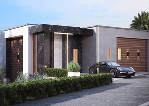 Luxury villa project under construction in Yalikavak area 