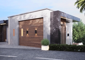 Luxury villa project under construction in Yalikavak area 