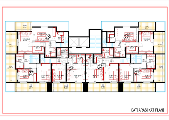 New residential complex in Mahmutlar district