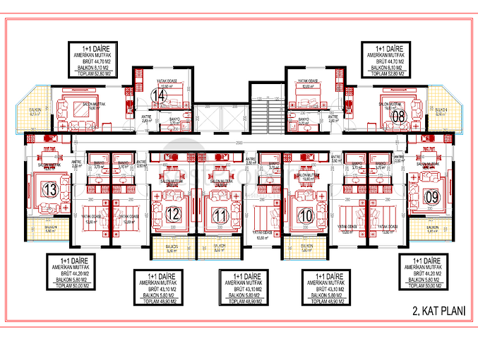 New residential complex in Mahmutlar district