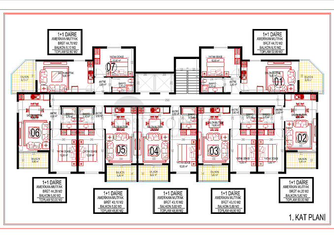 New residential complex in Mahmutlar district