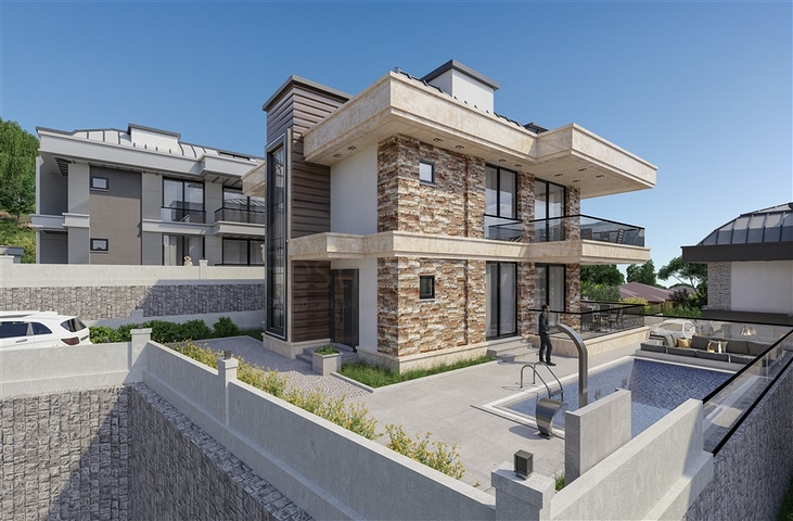 Luxury villas in Demirtas area