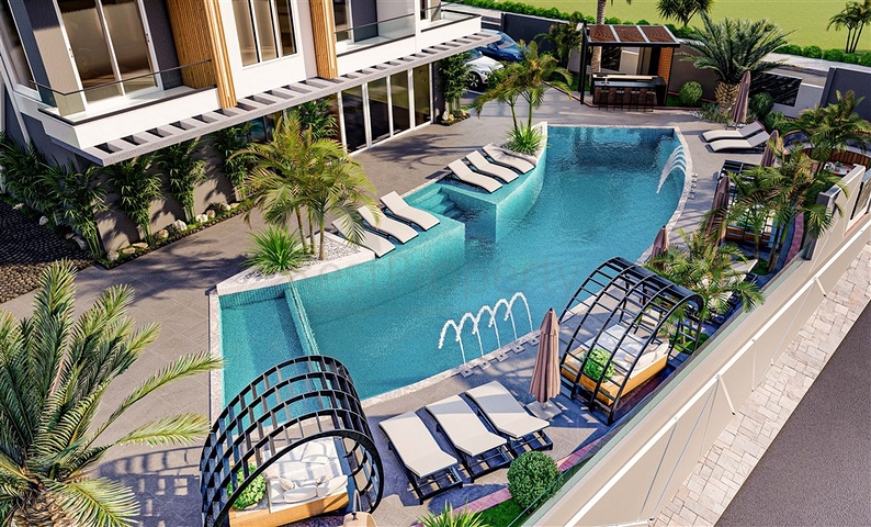 Apartments in a new residential complex in Mahmutlar