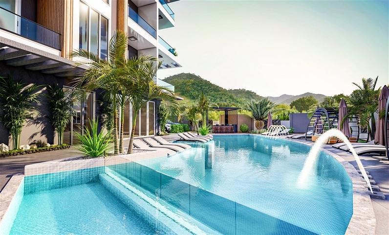 Apartments in a new residential complex in Mahmutlar