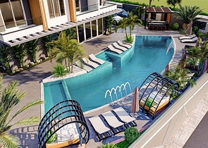 Apartments in a new residential complex in Mahmutlar