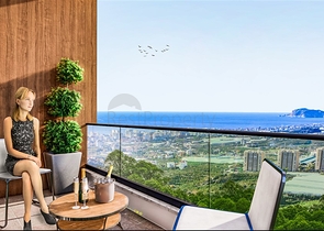 Apartments in a new residential complex in Mahmutlar