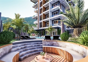 Apartments in a new residential complex in Mahmutlar