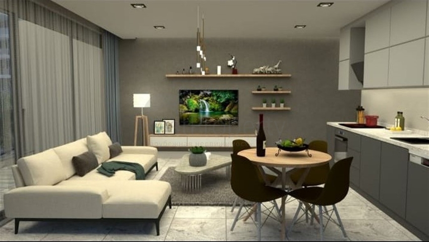 A boutique concept complex under construction in the Oba area