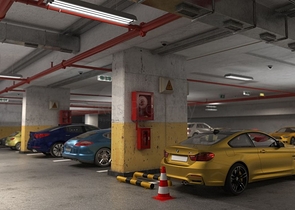 A boutique concept complex under construction in the Oba area