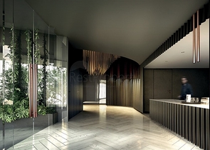 A boutique concept complex under construction in the Oba area