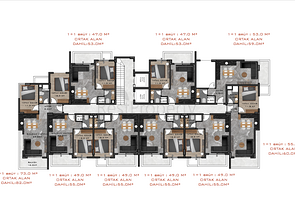 A boutique concept complex under construction in the Oba area