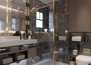 A boutique concept complex under construction in the Oba area