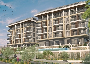 Modern complex in the European area of Oba