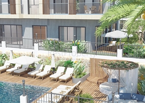 Modern complex in the European area of Oba