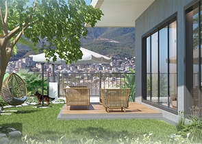 Modern complex in the European area of Oba