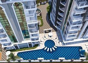 Investment project in the center of Alanya