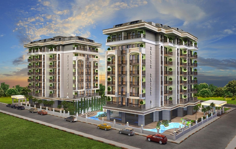 A new investment project in the center of Alanya