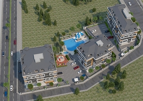 New investment project in the center of Alanya