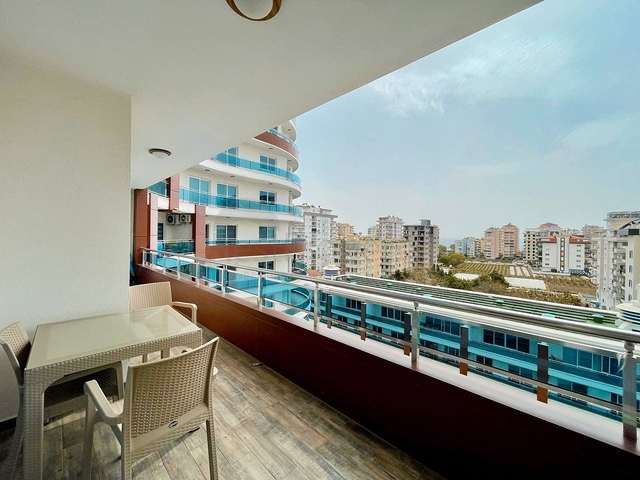 Furnished two-bedroom apartment in the center of Mahmutlar