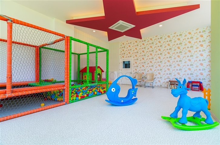 Furnished two-bedroom apartment in the center of Mahmutlar