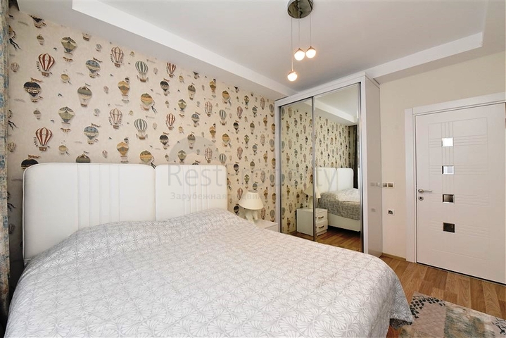 Furnished two-bedroom apartment in the center of Mahmutlar