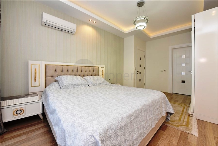 Furnished two-bedroom apartment in the center of Mahmutlar